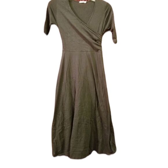 Michelle By Comune Black Colbert Dress Sz M - Picture 1 of 5